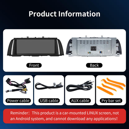BARGGN 10.25" BMW screen, CarPlay/Android Auto, Bluetooth multimedia system
