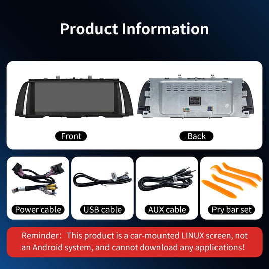 BARGGN 10.25" BMW screen, CarPlay/Android Auto, Bluetooth multimedia system
