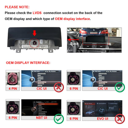 PEMP BMW Linux screen, CarPlay/Android Auto, touchscreen upgrade