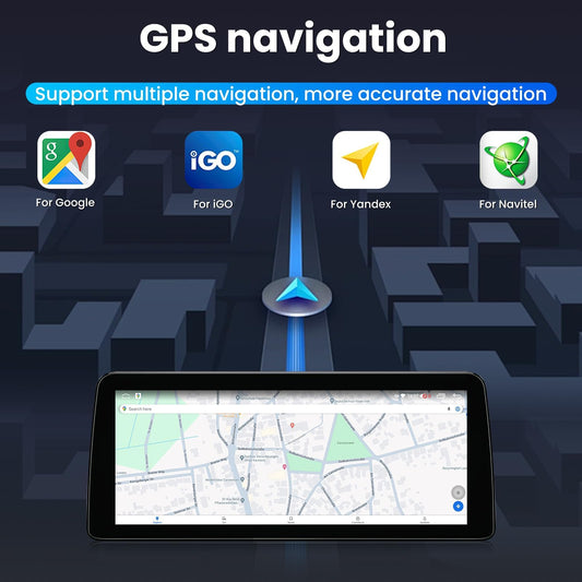 10.25" BMW Android stereo, 8+128GB, GPS, CarPlay, backup camera