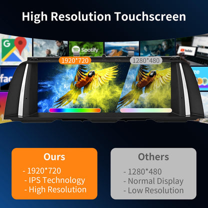 BARGGN 10.25" BMW screen, CarPlay/Android Auto, Bluetooth multimedia system