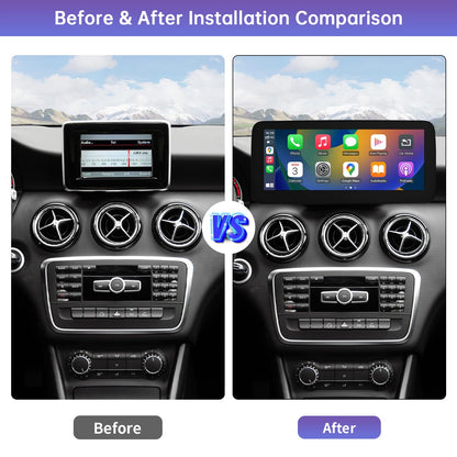 Road Top 10.25" Mercedes screen, CarPlay/Android Auto, touchscreen retrofit