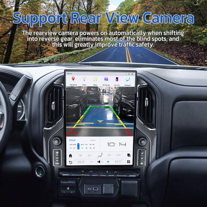 15.6" Android car radio for Silverado/Sierra, CarPlay, GPS, touchscreen