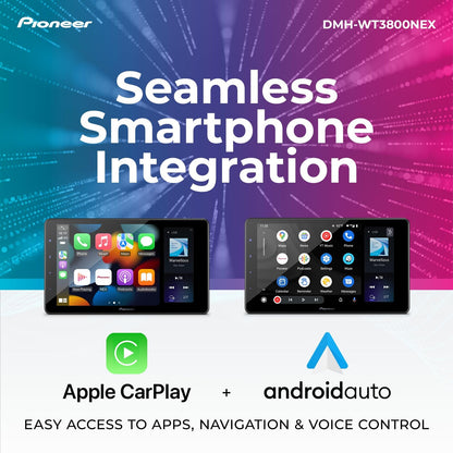 Pioneer DMH-WT3800NEX 9" display, wireless CarPlay/Android Auto, Bluetooth, Alexa