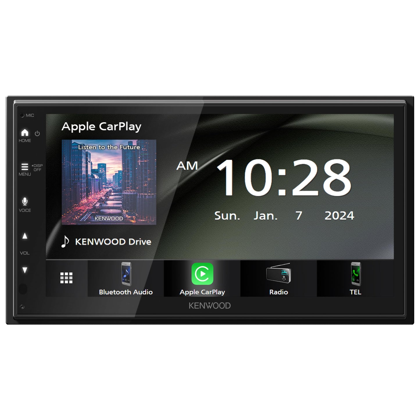 KENWOOD DMX500S 6.8" stereo, CarPlay/Android Auto, Bluetooth